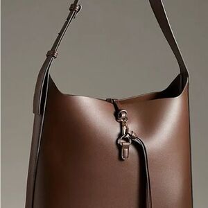 Mali + Lili Buckle Bucket Shoulder Bag